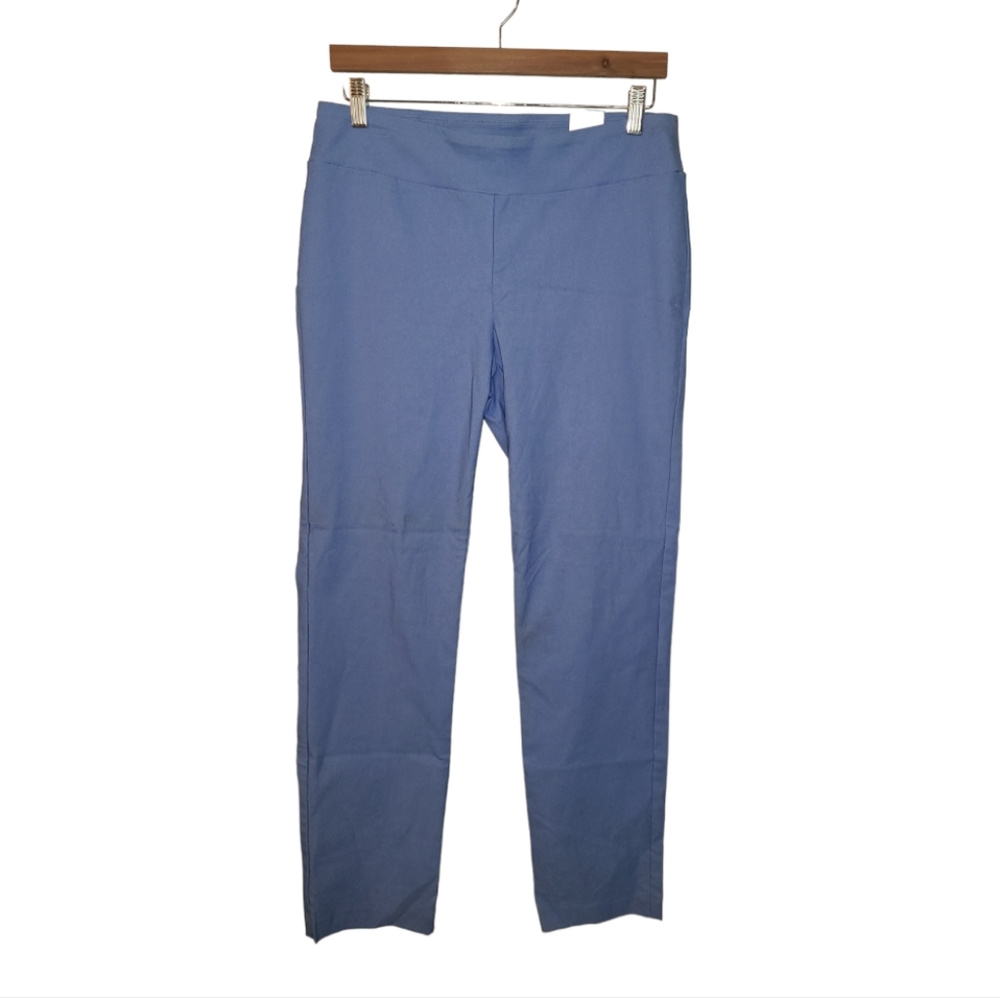 J. McLaughlin Periwinkle Straight-Leg Trousers
